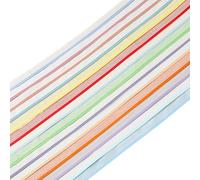 SUPERFINDINGS 14PCS Fasce per Rilegatura di Libri 1Yard/PC Fasce per Rilegatura In Policotone 0.53 pollici di Larghezza Fascia per Capelli Libro Decor Nastro Panno per Rilegatura di Libri