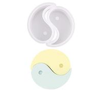 SUPERFINDINGS 1pc Yin Yang Stampi Candela Chi Cera Aromaterapia Stampi in Silicone Stampi Caramelle al Cioccolato Bianco Resina Colata Stampi per Resina Candela Fare Feste
