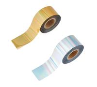 SUPERFINDINGS 2 rotoli 2 colori Carta per stampa a caldo1.18x394ft carta stagnola calda Carta metallica della stagnola di trasferimento di calore per il quill della stagnola Penna della stagnola
