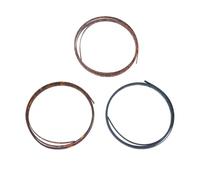 SUPERFINDINGS 20Pcs 1700x2x0.8mm plastica chitarra rilegatura striscia Purfling Elastico decorativo per chitarra Trim di rilegatura per la rilegatura della chitarra Bordo di rifinitura (Multicolore)