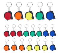 SUPERFINDINGS 20Pcs 5 colori Mini metro a nastro portachiavi piccolo retrattile misura a nastro misura tascabile con involucro protettivo in ABS per costruzione bomboniere regalo di compleanno
