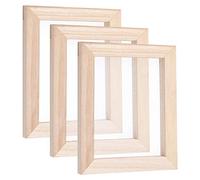 SUPERFINDINGS 3Pcs 17.8x14.8x1.3cm Rettangolo Cornice per Fabbricazione della Carta Antico Kit di Carta Fai Comunicazione Giocattoli Interattivi da Te per Carta Fatta a Mano