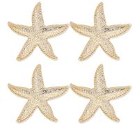 SUPERFINDINGS 4 Pin Stella di Mare Pin di risvolto animale marino oceano spilla risvolto stella marina carino elegante in lega decorativa per le donne matrimonio festa spiaggia vestito vestiti vestiti