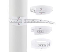 SUPERFINDINGS 4 pz 4 stili Pp Plastica Circonferenza Della Testa Nastro di Misurazione Corpo Salute Fisica Misuratore Dimensioni Sublimazione Spazi Vuoti Misuratore di Larghezza Del Bicchiere