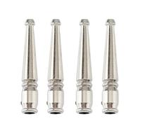 SUPERFINDINGS 4PCS Punte di Fine Bolo Tie Sostituzione Cappucci di Fine Fibbia Bolo Tie Accessori In Lega Estremità per La Creazione di Bolo Tie Fai Da Te 3.7cm Diametro Interno: 4mm