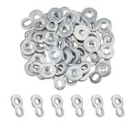 SUPERFINDINGS 50pz Figura 8 Fissaggio In Acciaio Connettore Da Tavolo Clip Da Tavolo Elementi di Fissaggio per Tavolo Resistenti per Piani di Tavoli Panche per Sedie Piani di Scrivania Fronti