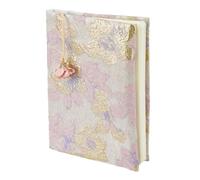 SUPERFINDINGS Copertina del Libro in Tessuto Protettore del libroA5 Copertina del Libro in Tessuto Copertina del Libro con Motivo Floreale per Il Cahier De Notes, Libro di Pochette, Protettore