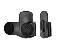 SUPERFINDINGS Supporto per Stetoscopio in Pelle Sintetica con Clip in Ferro Supporto per Stetoscopio Nero Perfetto per Medici Infermieri Studente Infermieristico Medico EMT 1PC