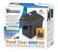 SuperFish SF Pond Clear 6000 Set Filtro Teich con UVC e Pompa fino a 6000 l