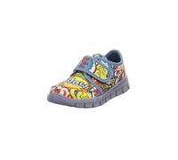 Superfit Bobby 8000 - Pantofole, colore: Blu/Multicolore, Blu multicolore 8000, 38 EU Larga