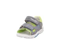 superfit Flow, Sandali Bambini e ragazzi, Grigio Chiaro Verde Chiaro 2500, 22 EU