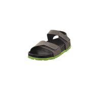 Superfit Fussbettpantoffel, Sandali Bambini e Ragazzi, Black Green 0010, 36 EU