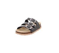 superfit Fussbettpantoffel, Slip On, Nero/Silver 0113, 40 EU