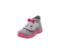 superfit Happy, Pantofole Bimba 0-24, Grigio Chiaro Rosa 2500, 22 EU
