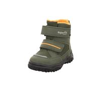 superfit Husky1, Stivali da neve Bimbo 0-24, Verde Arancione 7000, 21 EU