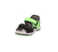 Superfit Mike 3.0 Sandalo 1-009465 Ragazzo, Nero Verde chiaro 0000, 28 EU