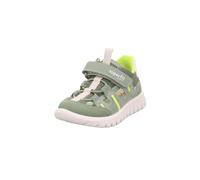 Superfit Mini Sneaker da Ragazzo Sport7, Verde Chiaro Giallo 7500, 20 EU