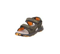 superfit Sandali da ragazzo Criss Cross, verde arancione 7000, 42 EU