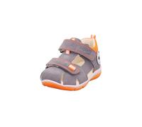 Superfit Sandali Freddy da ragazzo, grigio chiaro arancione 2510, 18 EU