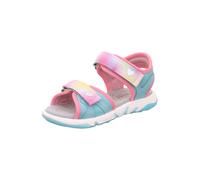 SUPERFIT Sandalo 'PEBBLES' turchese / giallo / rosa / rosa chiaro Bambini SUPERFIT 27