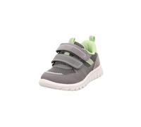 Superfit Sport7 Mini, Scarpe da Ginnastica Basse, Grigio Chiaro Verde Chiaro 2500 1006203, 21 EU