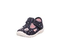 Superfit Spotty, Pantofole Bimbo 0-24, Blu Scuro Argento 8020, 19 EU