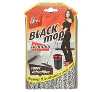 3 PZ RICAMBIO RICAMBI PER ROTOMOP BLACK MOP 100% MICROFIBRA