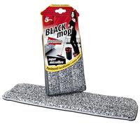 SUPERFIVE, Black Mop Refill, Ricambio Mop in Microfibra, Frangia Piatta