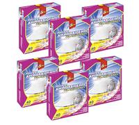 SUPERFIVE, Foglietti Ammorbidenti per Asciugatrice, Profumati e Antistatici, Capi Morbidi, Stiratura Facile (40 pezzi x 6 pack)