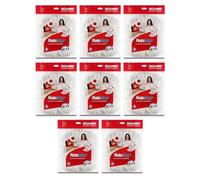 SUPERFIVE, RotoMop Refill, Ricambio Mop in Microfibra per RotoMop, Mocio con Frange, 8 Pezzi