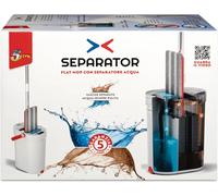 SUPERFIVE Separator Kit Pulizia Pavimenti Mop Secchio Acqua 2,5L 120mq Kit