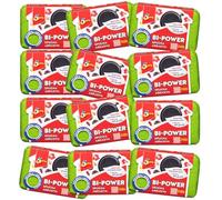 SUPERFIVE, Spugna Bi-Power, Spugna Doppio Lato con Microfibra e Nylon Abrasivo, Super Assorbente (Standard, 1, unità)