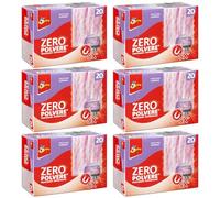 SUPERFIVE, Zero Polvere, Panni Catturapolvere Superpelosi, Profumo Floreale, Confezione da 20 Panni x 6 Pack (120 Pezzi)