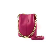 Superflybags Donna Borsa a Secchiello in vera Pelle Modello KIM 24x20x14made in Italy