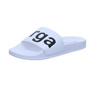Superga 1908-PUU Ciabatte da spiaggia e piscina, Bianco (bianco e nero), 39.5 EU