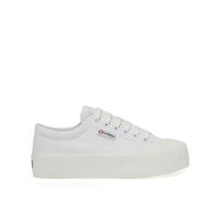 Scarpe da ginnastica Superga Stripe Platform 2631 S5111SW Bianco 37