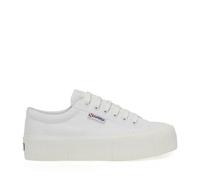 Superga 2631-STRIPE PLATFORM Sneakers Donna Bianco PE25