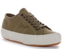 Superga 2706 Lace Up Og Mens Trainer In Verde Oliva Taglia UK 7 - 11