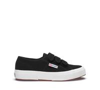 Superga 2750-COT3STRAPU, Scarpe con Lacci Unisex-Adulto, Black-FWhite, 42 EU