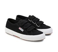 Superga 2750-COT3STRAPU, Scarpe con Lacci Unisex-Adulto, Black-FWhite, 43 EU
