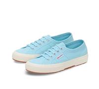 Superga 2750 Cotu Classic Canvas Sneakers Uomo Donna - Scarpe basse stringate con suola in gomma e soletta imbottita, Cristallo Azul/Favorio, 10.5