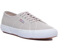 Superga 2750 EFGLU Donna Casual con Lacci Pelle Ginnastica IN Grigio Taglie 3 -