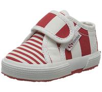 SUPERGA 2750 FANTASY BSTRAP, Sneaker, Unisex - Bambini e ragazzi, Multicolore (White/Mixedstripes R 296), 18 EU