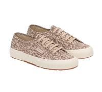 SUPERGA 2750 Jaguar Print Shoe Brown/Light Beige Euro 40 Brown/Light Beige Euro