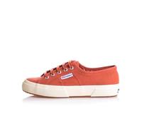 Superga 2750 JCOT Classic, S0003C0, Sneaker Unisex Bambino, Brown Reddish Off White, 40 EU