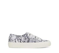 Superga 2750 Print, Scarpe con Lacci Unisex-Adulto, White Avorio-Navy SN, 36 EU