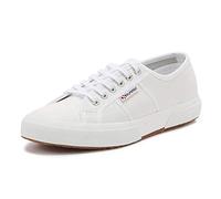 SUPERGA 2750 Tumbled Leather, Sneaker Unisex - Adulto, Bianco White 900, 37.5 EU
