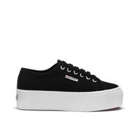 Superga 2790-BLACK-WHITE Cotw Linea Up and down Sneakers Donna PE25