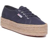 Superga 2790 Cotropew Laced Scarpe Da Donna In Blu UK 3 - 8