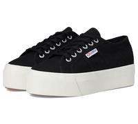 SUPERGA - Sneakers, Donna, Nero, Cotone, Casual, 2790 Platform, Taglia: 37